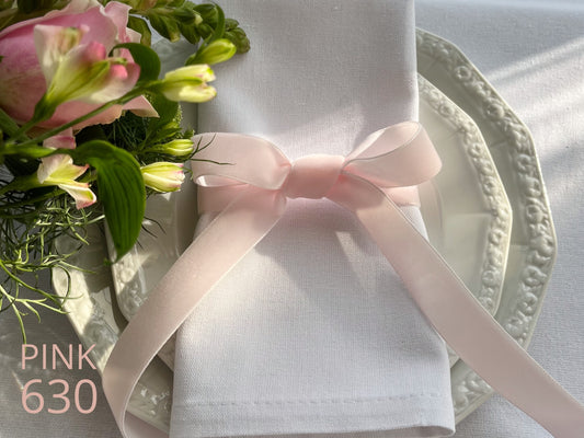 Edles Samtband in Schweizer Qualität. 10 Rosa- und Pinktöne mit zart schimmernder Farbtiefe in 4 Breiten. Schadstofffrei