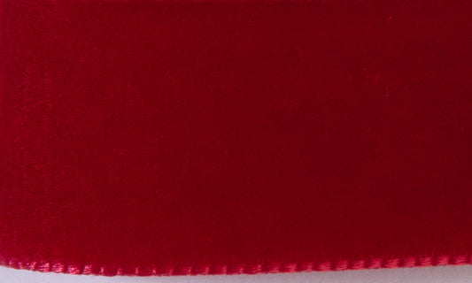 Samtband Scarlet 644 - Kräftiges Rot