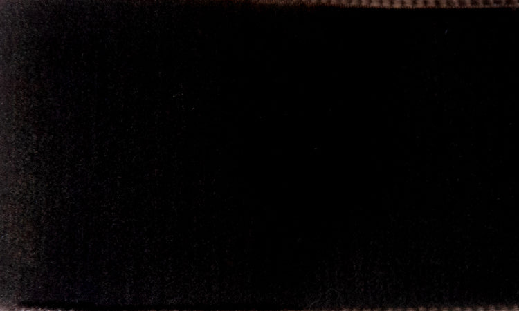 Samtband Black coffee 985 - Sehr dunkles Braun