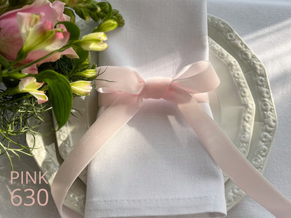 Edles Samtband in Schweizer Qualität. 10 Rosa- und Pinktöne mit zart schimmernder Farbtiefe in 4 Breiten. Schadstofffrei