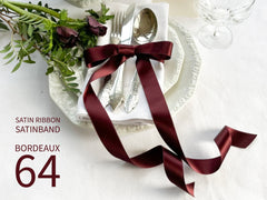 Doubleface Satinband in Schweizer Qualität. 7 Rottöne mit zart schimmernder Farbtiefe in 7 Breiten. Schadstofffrei.