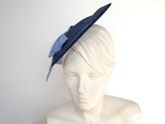 STATEMENT HAT - FRESH VINTAGE STYLE HAT WITH VICHY CHECK BOW