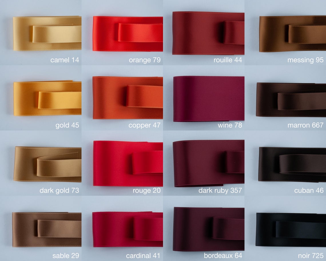 BRIDAL BELT IN MANY SHADES OF RED - SWISS QUALITY!