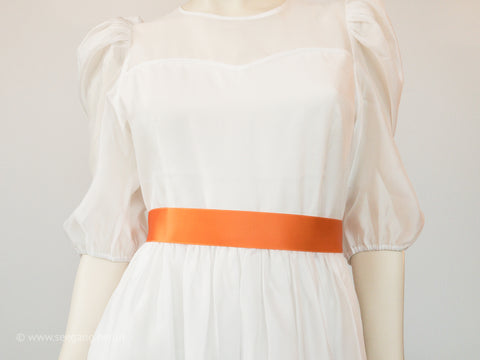 BRIDAL BELT IN MANY SHADES OF ORANGE - SWISS QUALITY!