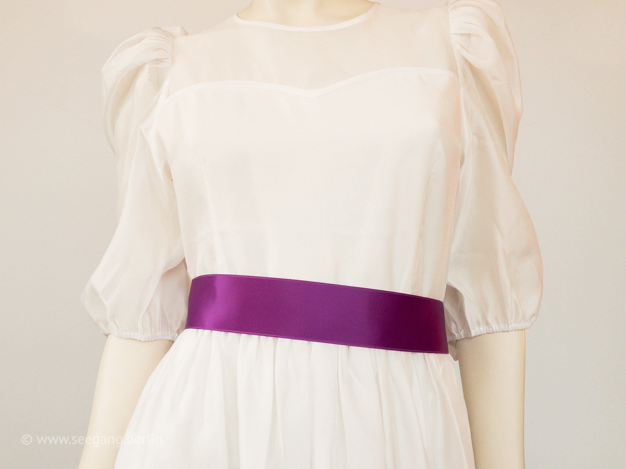 BRIDAL BELT IN MANY SHADES OF LILAC - SWISS QUALITY!