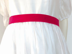 Velvet belt with bow in pink, dusky pink, pastel 72 colors, 3 widths. Swiss quality for dresses, wedding dresses, ball gowns, dirndls.