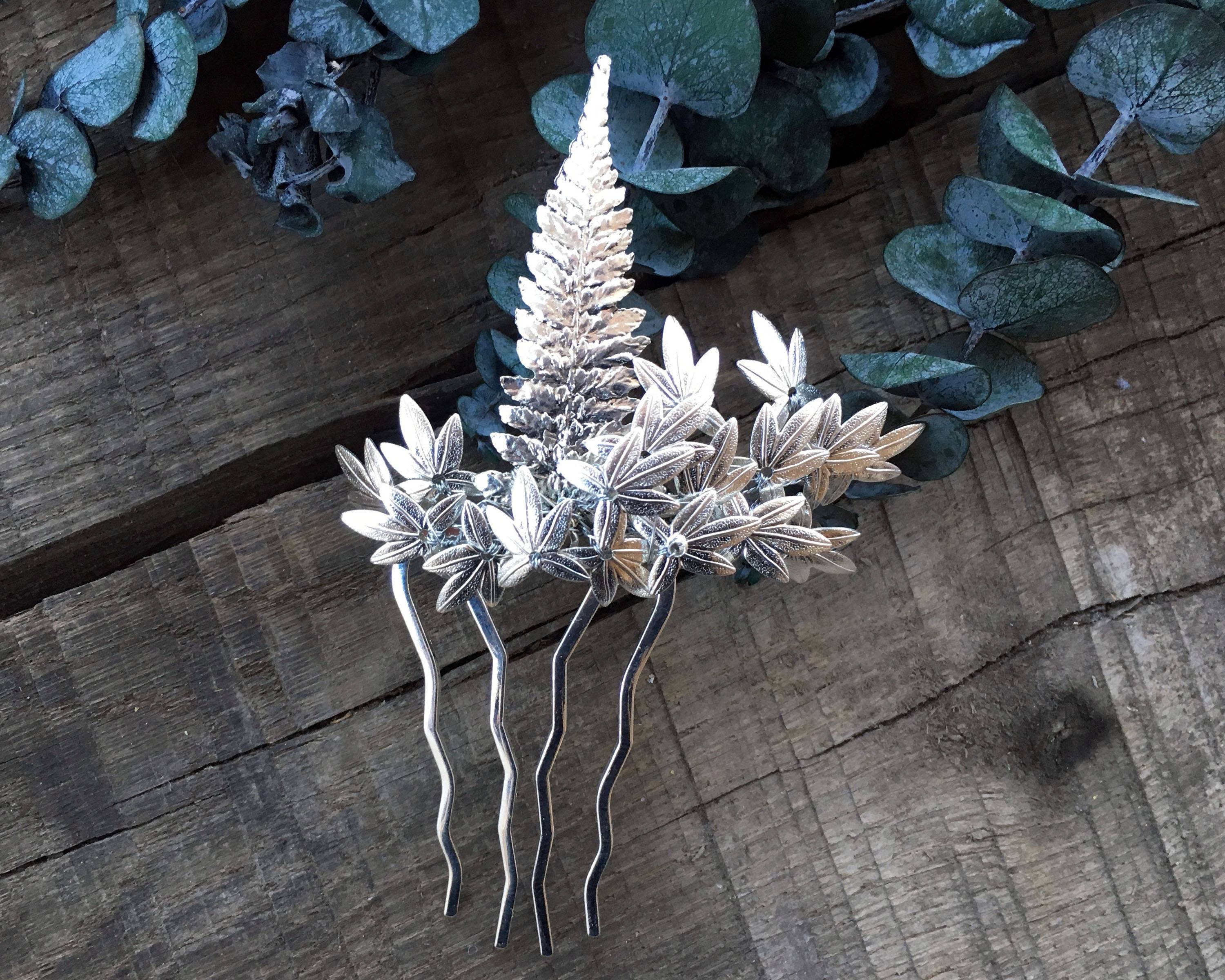 HAIR COMB - BRIDAL JEWELLERY FOR GARDEN WEDDINGS AND FAIRY BRIDES © Seegang Berlin