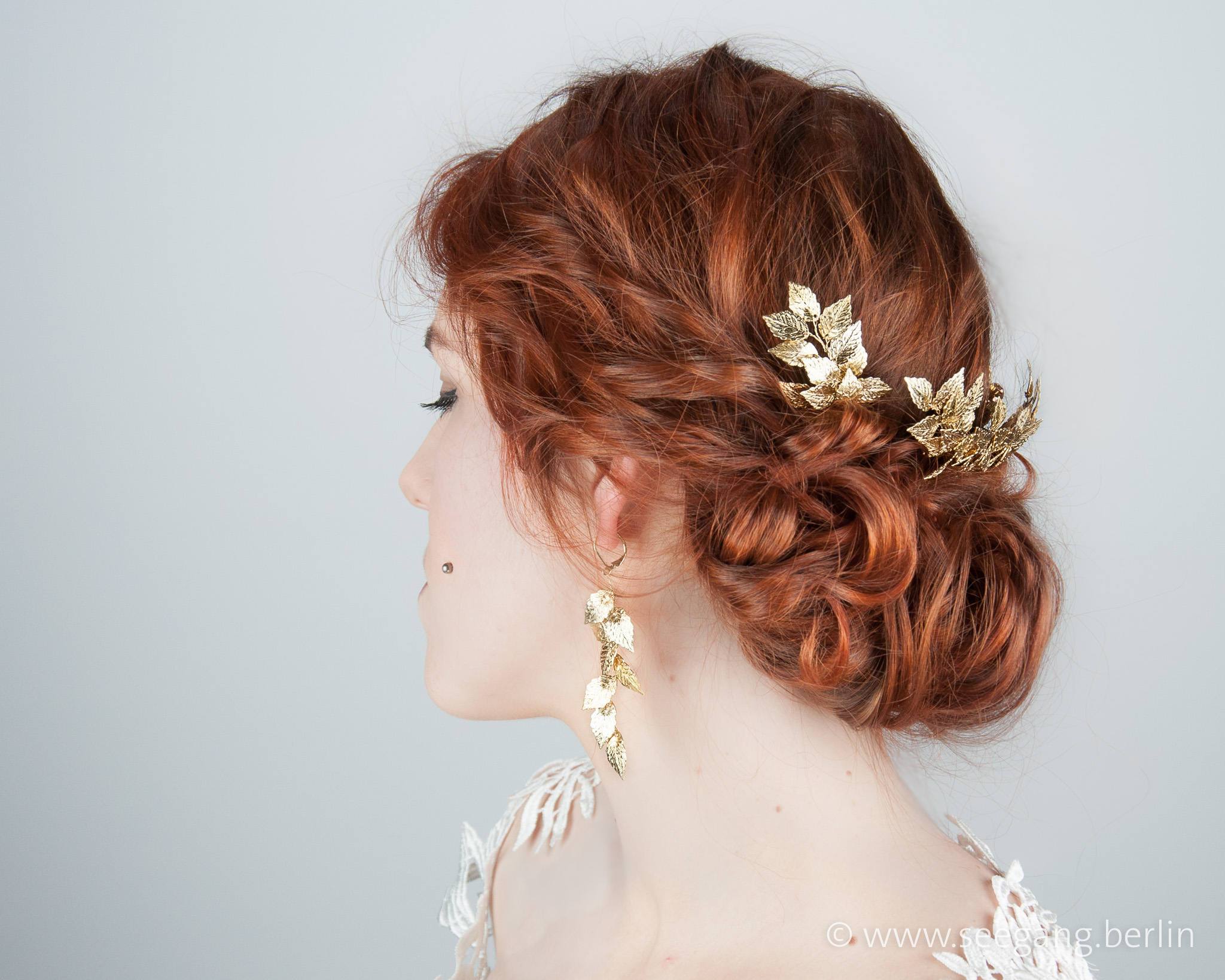 HAIR COMB - BRIDAL JEWELLERY FOR VINTAGE STYLE UPDOS © Seegang Berlin