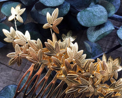 HAIR COMB - BRIDAL JEWELRY FOR FAIRY WOODLAND STYLE HAIRDOS © Seegang Berlin