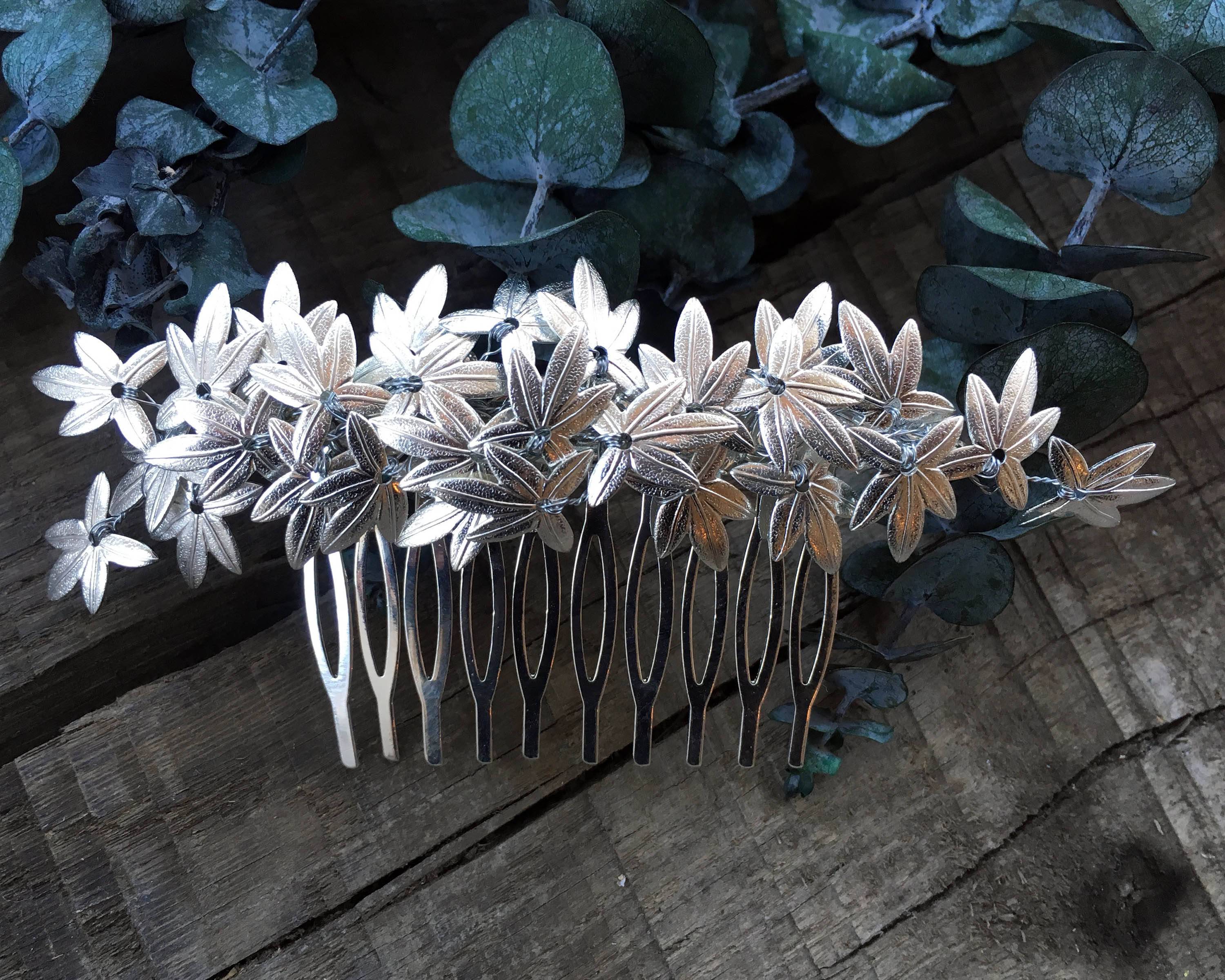 HAIR COMB - BRIDAL JEWELRY FOR FAIRY WOODLAND STYLE HAIRDOS © Seegang Berlin